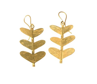 Leaves #34043 | Earrings by Miriam Sharlin
