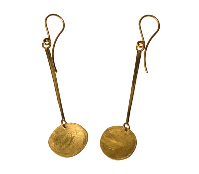 Dangling Parts #34048 | Earrings by Miriam Sharlin