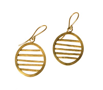 Horizontals #34077 | Earrings by Miriam Sharlin