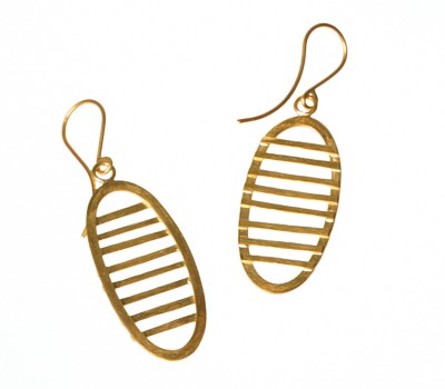 Horizontals #34080 | Earrings by Miriam Sharlin